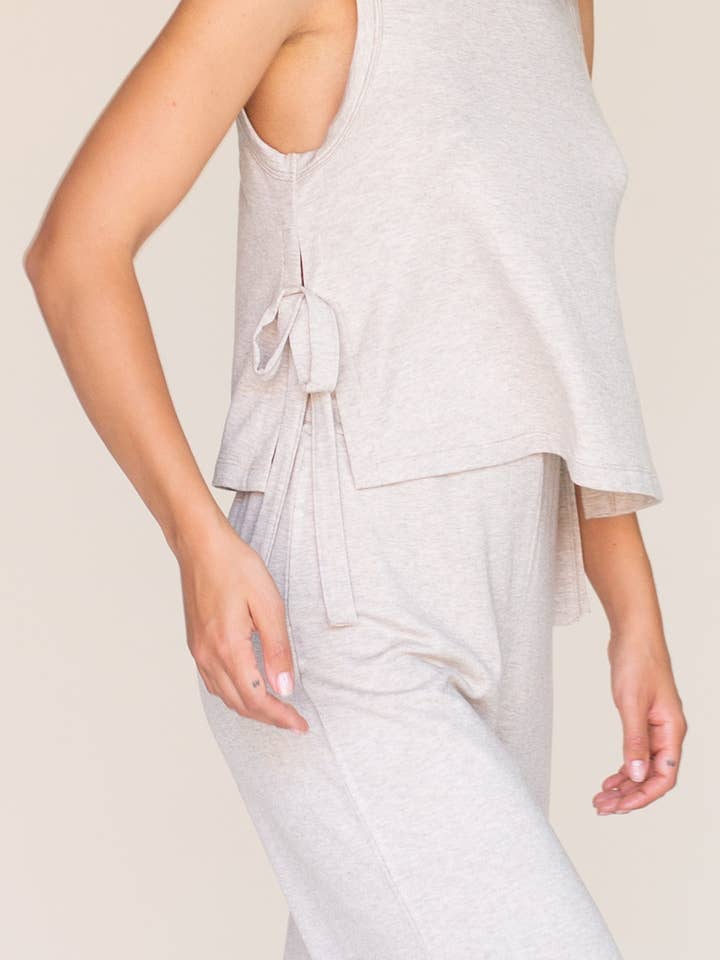 Oatmeal Lounge Around Pant for wholesale on Faire
