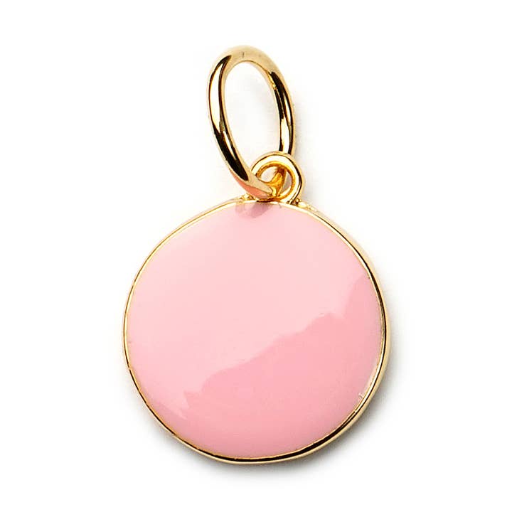 LolliPop Rose, plaqué or 24K, Amulette S pour la vente par SchauTime