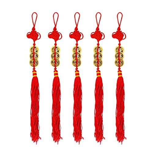 Mandala Crafts - Wholesale Decorative Tassel/Wall Drop - Mudra Crafts Emperor Feng Shui Lucky Coins Home Car Feng Shui Décor, Feng Shui Money Chinese Coins, I-Ching Coins Feng Shui Coins for Wealth and Success0