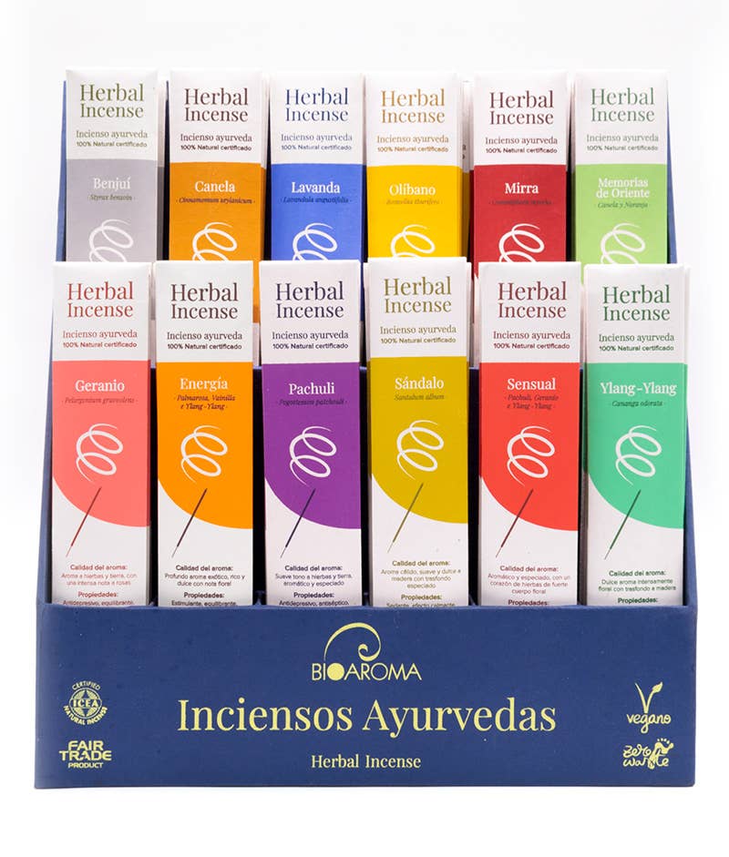 La Rueda Natural - Vente Encens - Présentoir d'encens biologique BioAroma – Commerce équitable13