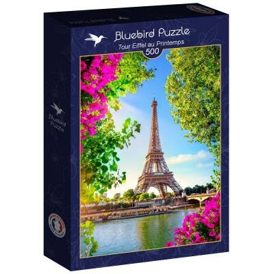 Puzzle 500 Pièces - Tour Eiffel Au Printemps pour la vente par Bluebird Puzzle