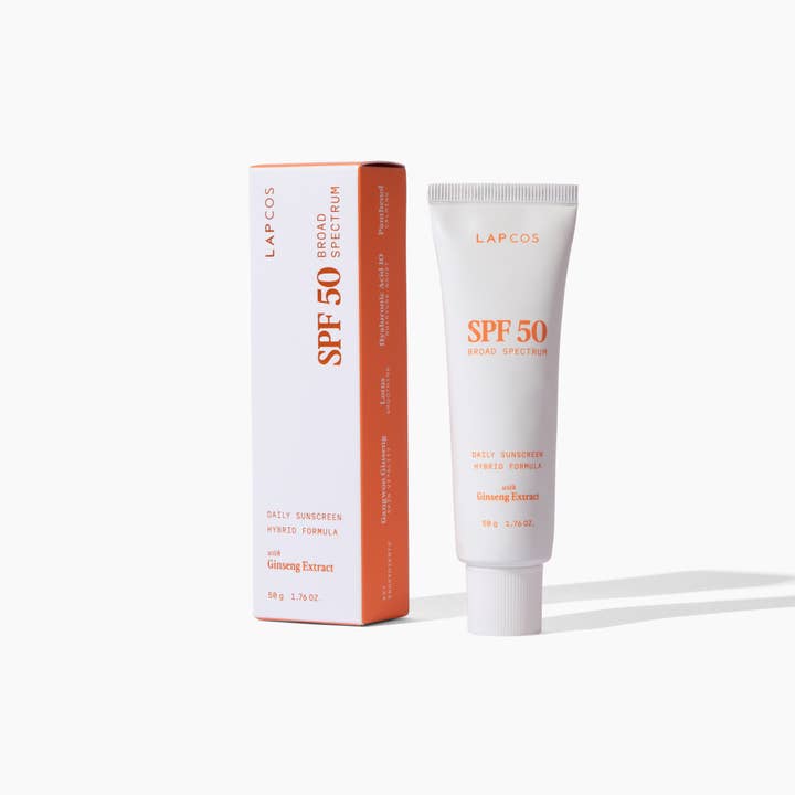 LAPCOS - Wholesale Sunscreen - Hybrid Daily Sunscreen SPF 50 + With Ginseng extract