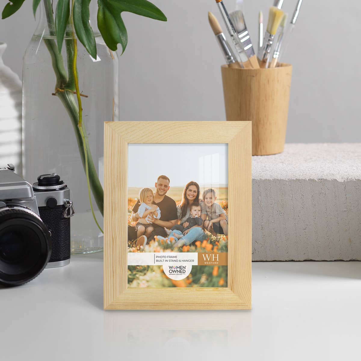 Wexford Home - Wholesale Picture Frame - Photo Frame, Real Wood with Wood Grain, Natural Wood3