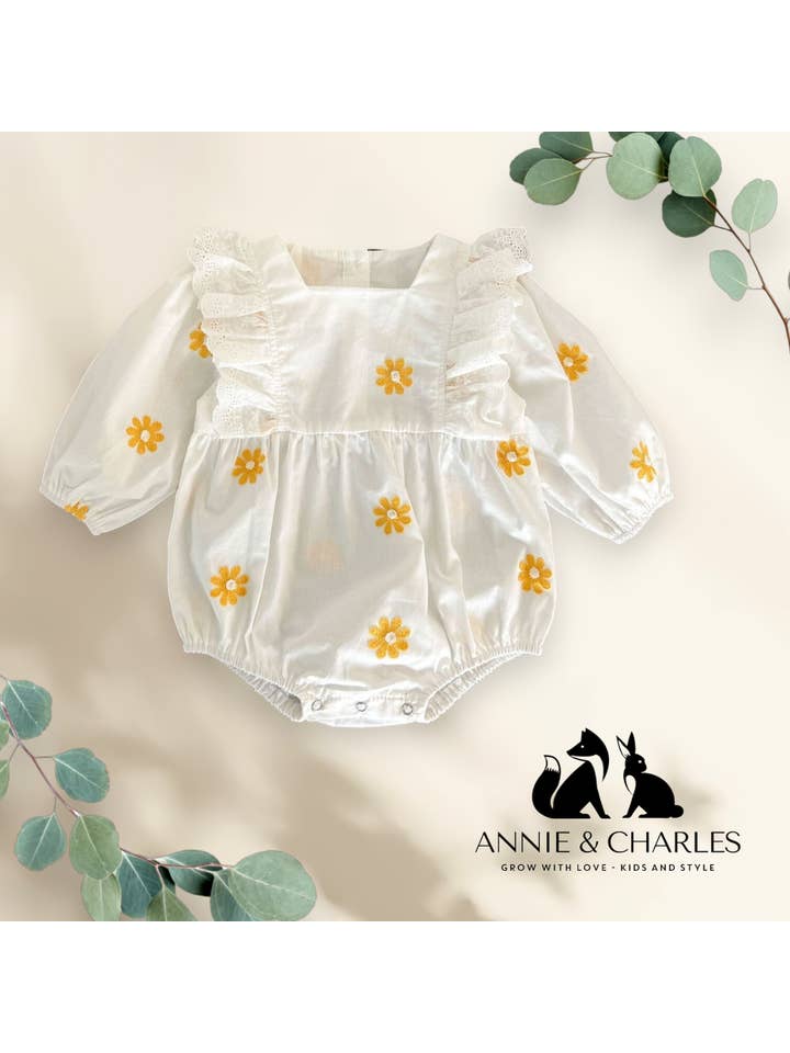 Annie & Charles - Wholesale Bodysuit (Non-Footed) - Baby - Annie & Charles® Baby Bloomer made from organic cotton SUN