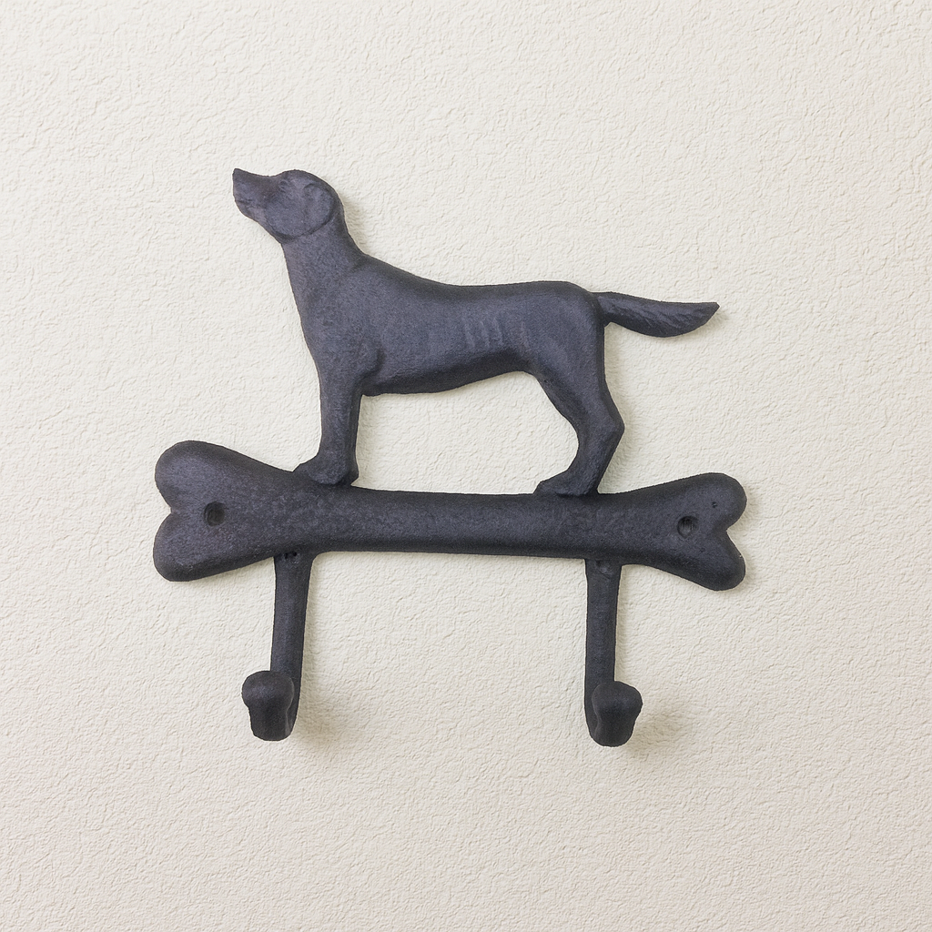 NACH – wholesale Väggkrok – Hundben 2 krokar Gjutjärnsställ2
