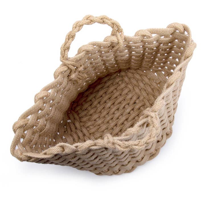 Truu Design - Wholesale Basket - Truu Design Chunky Jute Woven Basket with handle1