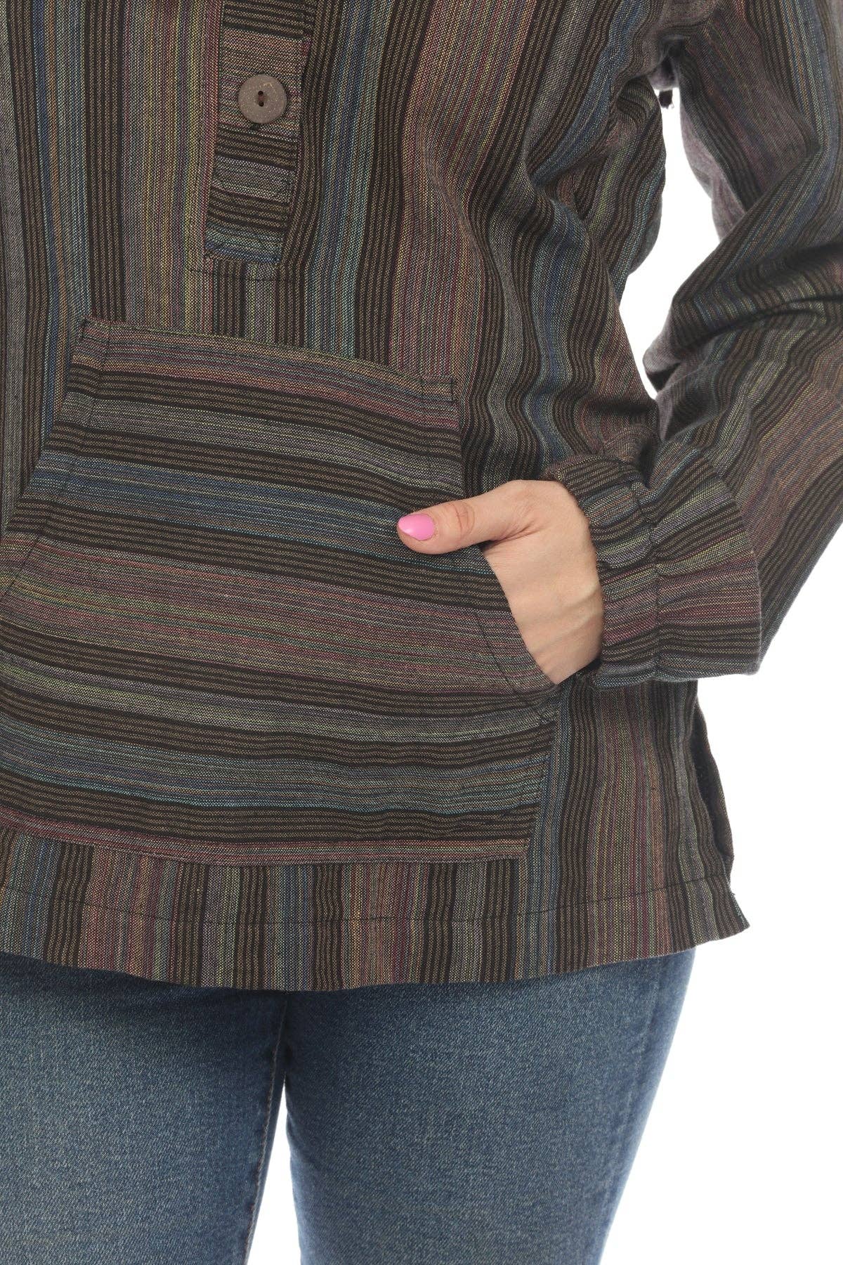 Lakhays Collection Inc. – Großhandel Hoodie – Damen – Half Button Baja für Damen6