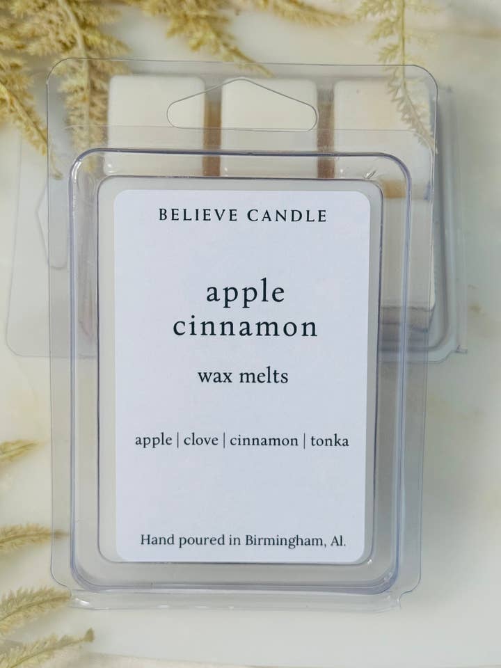 Appel kaneelwas smelt voor wholesale door Believe Candle