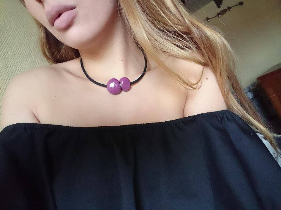 ANDREANI CRÉATIONS - Wholesale Beaded/Pearl Necklace - Pebble necklace117