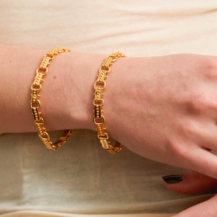Shop Lausanne - Wholesale Link & Chain Bracelet - Eternal Link Bracelet Gold4