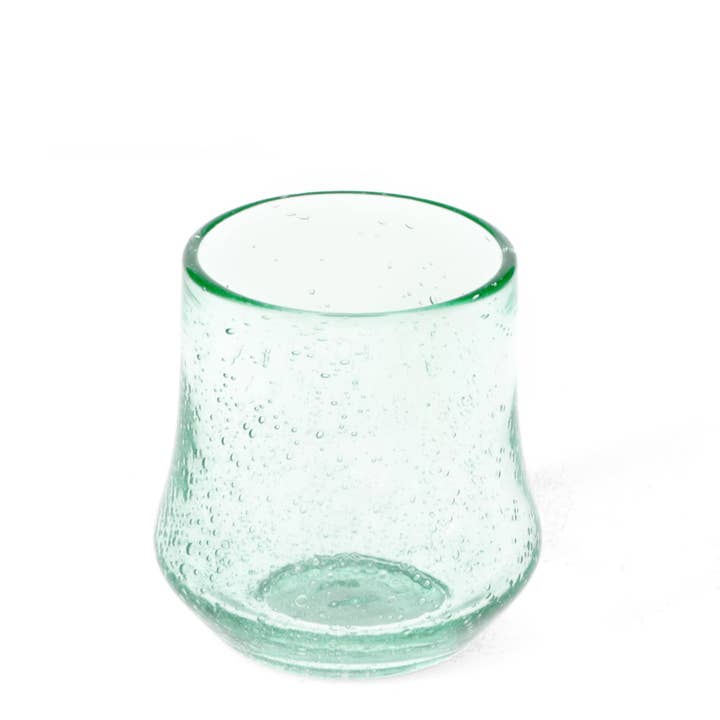 Rex B2B - UK - Wholesale Drinking Glass/Cup - Hand Blown Bubble Glass Tumbler - Blue