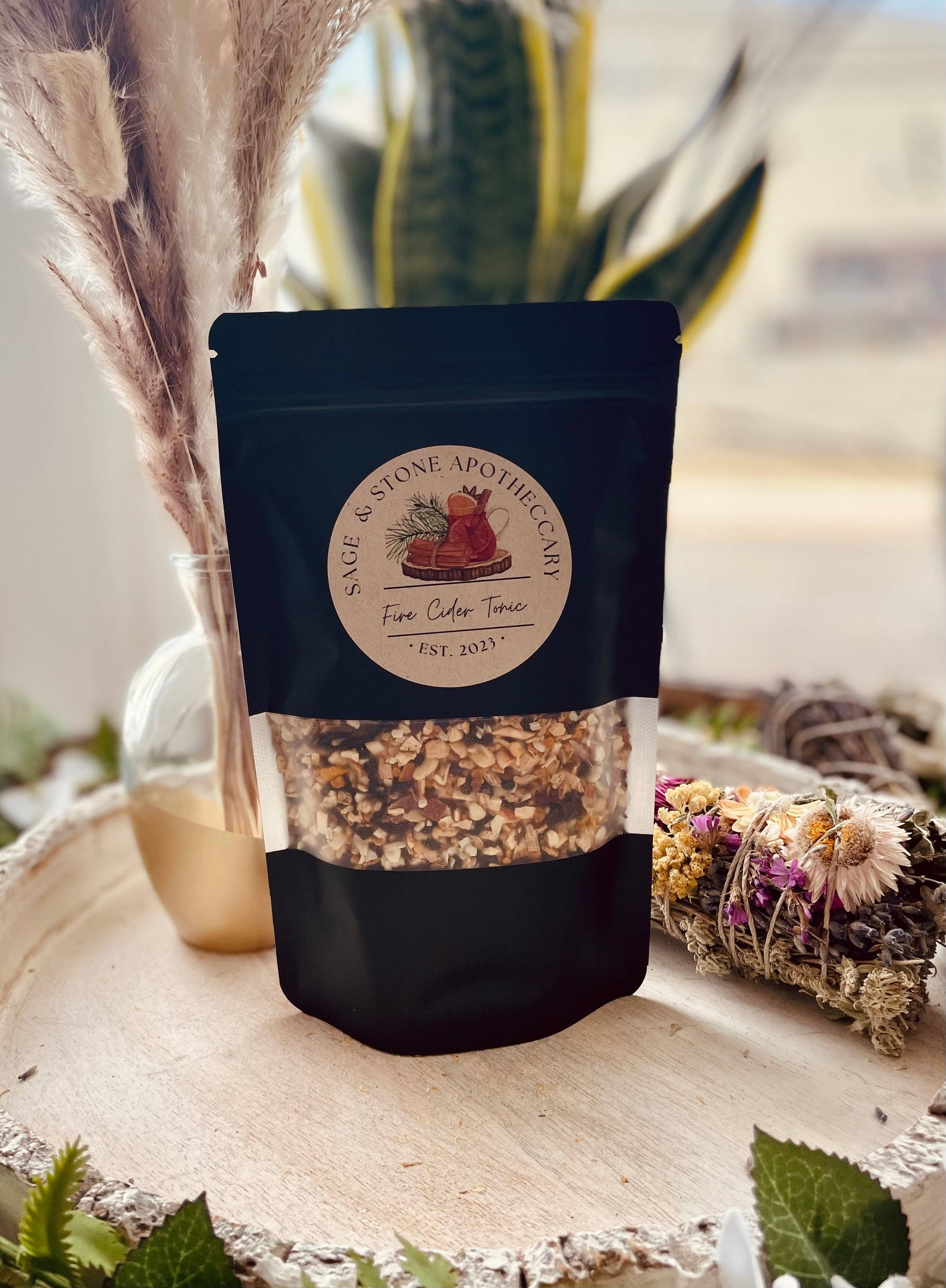 Sage & Stone Apothecary – wholesale DIY drink kit – Fire Cider Tonic - Immune System Support DIY Kit2