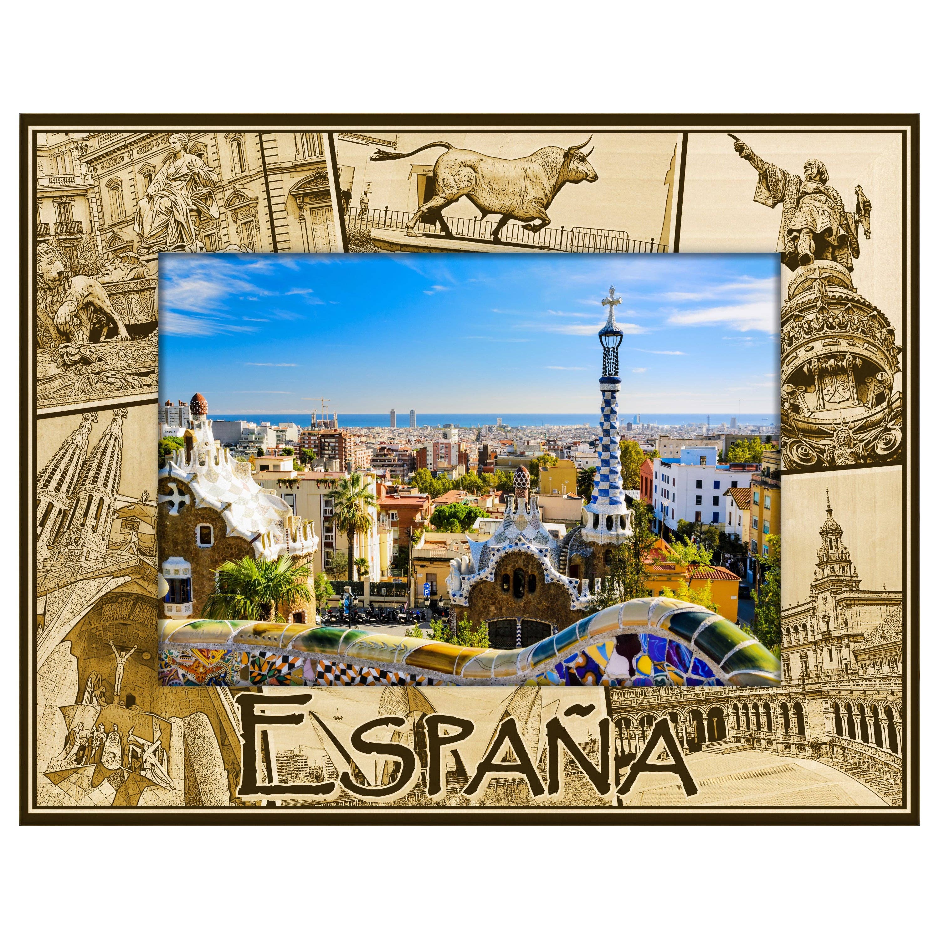 GiftWorksPlus - Wholesale Picture Frame - Espana Collage Frame - A-FRM_-1-00120