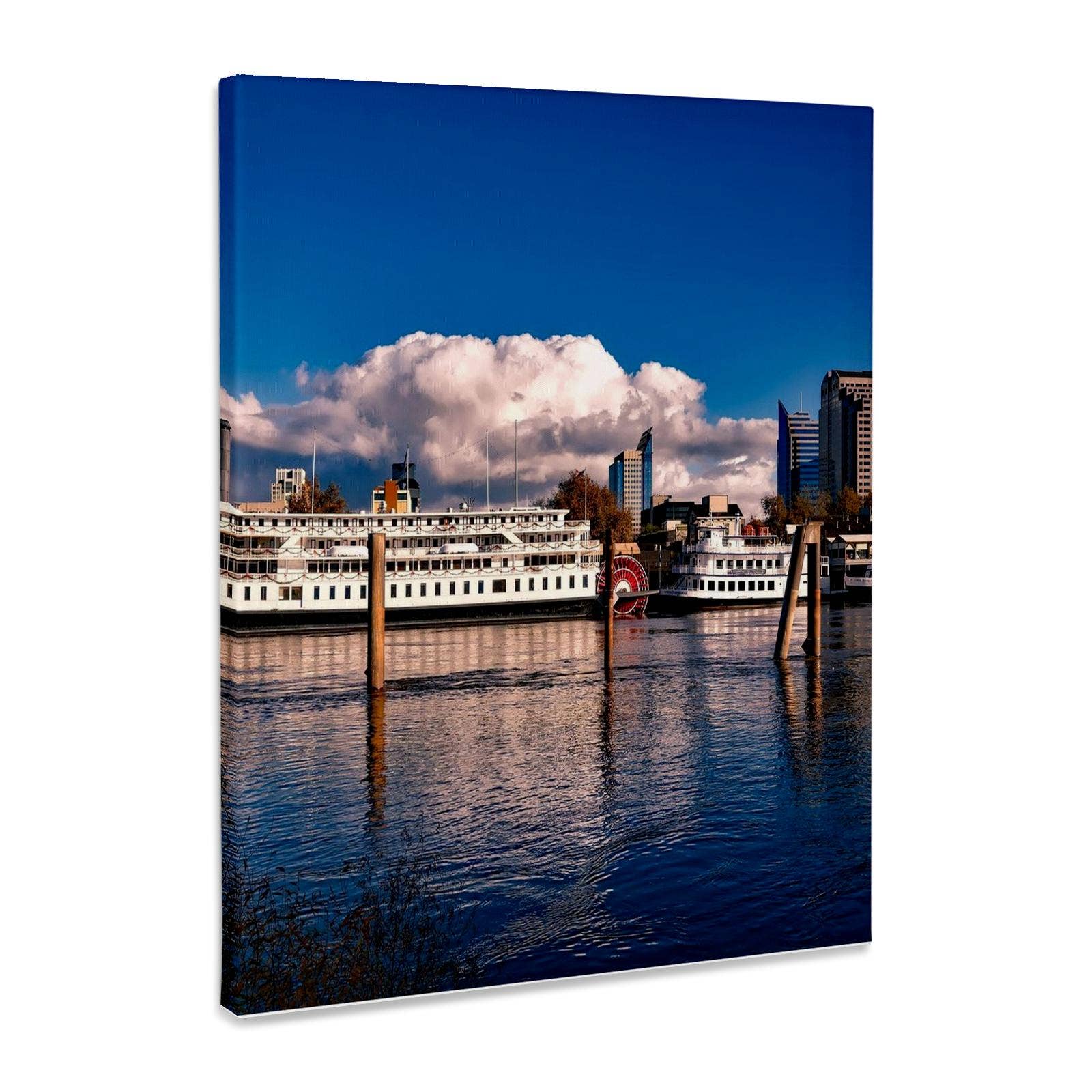 3dRose - Vente Affiche d'art - 3dRose, Ville de Sacramento, Californie, Toile de qualité musée0