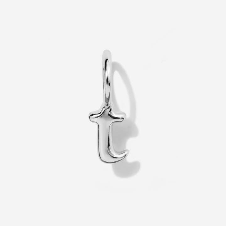Little Sky Stone - Wholesale Individual Charm/Pendant - Lowercase Initial Letter Silver Charm19