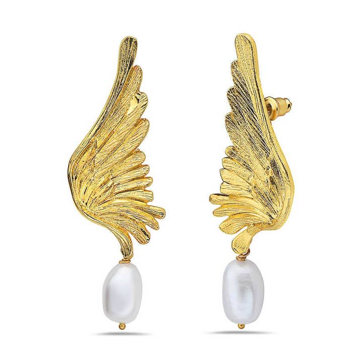 Angel Wing Earrings for wholesale by Jewelry Fiesta
