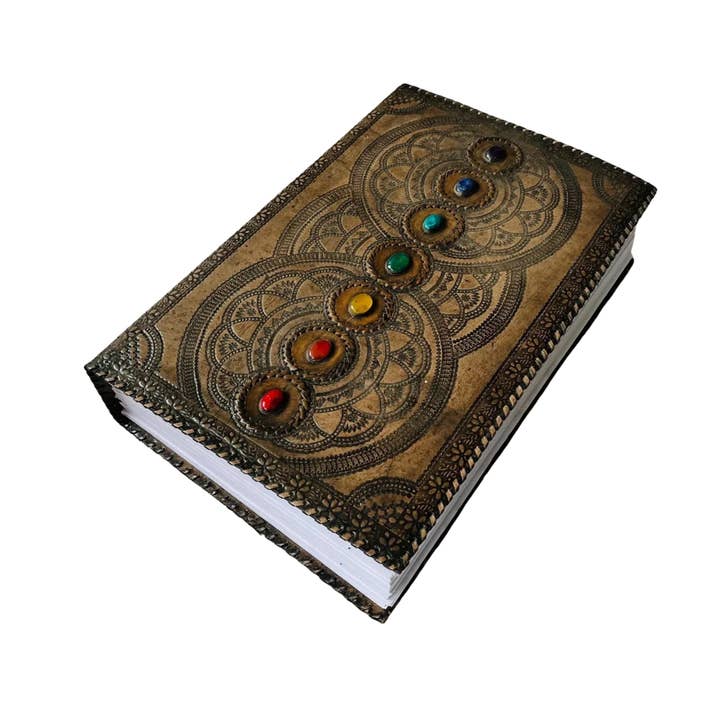 7 Sten Läderjournal Keltisk Anteckningsbok Grimoire Journal för wholesale av Billion Brothers