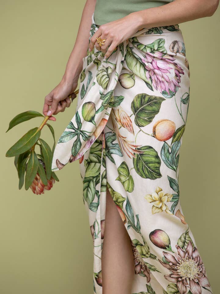 LINEN PASSION SARONG for wholesale by Greenkiss