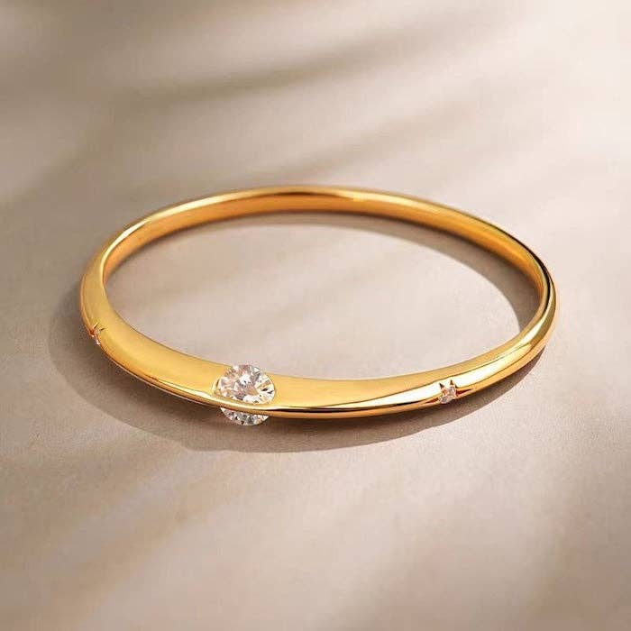 LanLivia - Wholesale Cuff Bracelet - Unique Design Twinkled Star Bangles