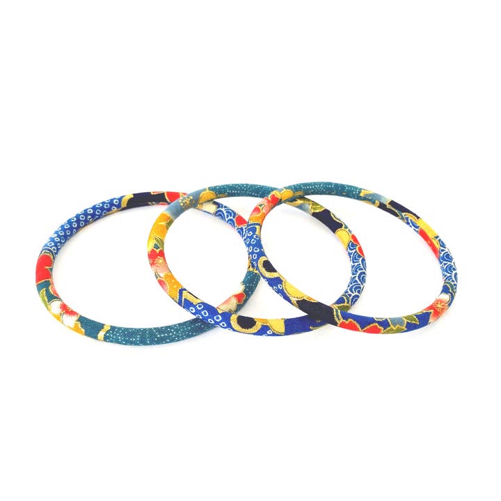 Melokane - Wholesale Bangle Bracelet - Blue Yukiwa Japanese bracelets1