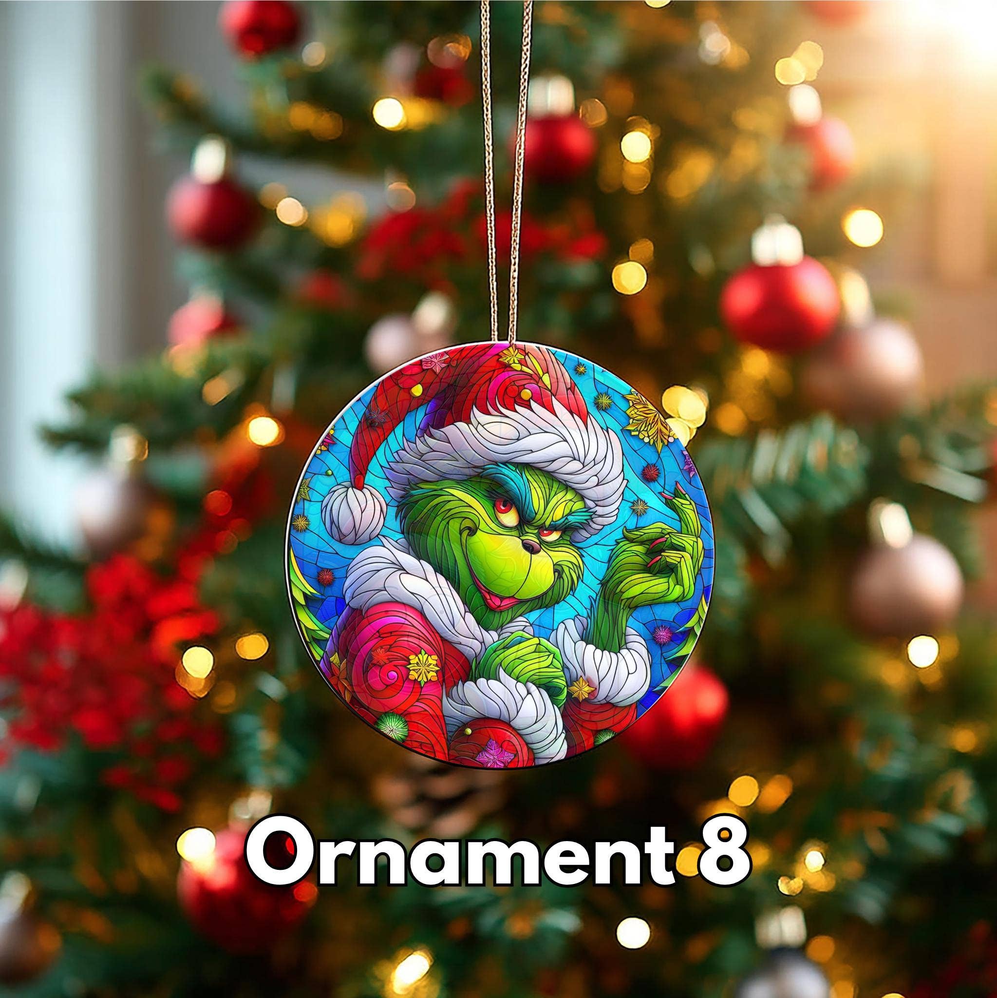 TMLECOM LTD - Wholesale Ornament - Xmas Grinch Ceramic Ornament, Christmas Tree Grinch Ornament7