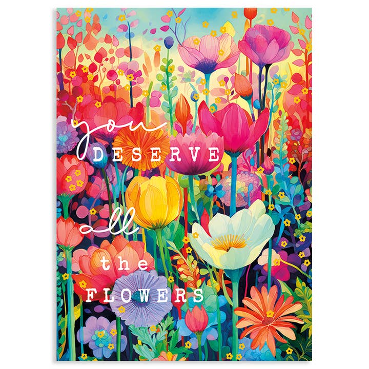 Calypso Cards Inc. - Wholesale Birthday Card - ALL THE FLOWERS | J&M MARTINEZ BIRTHDAY CARD