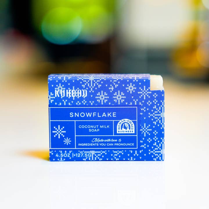 Snowflake Bar Zeep voor wholesale door Kuhdoo Soap