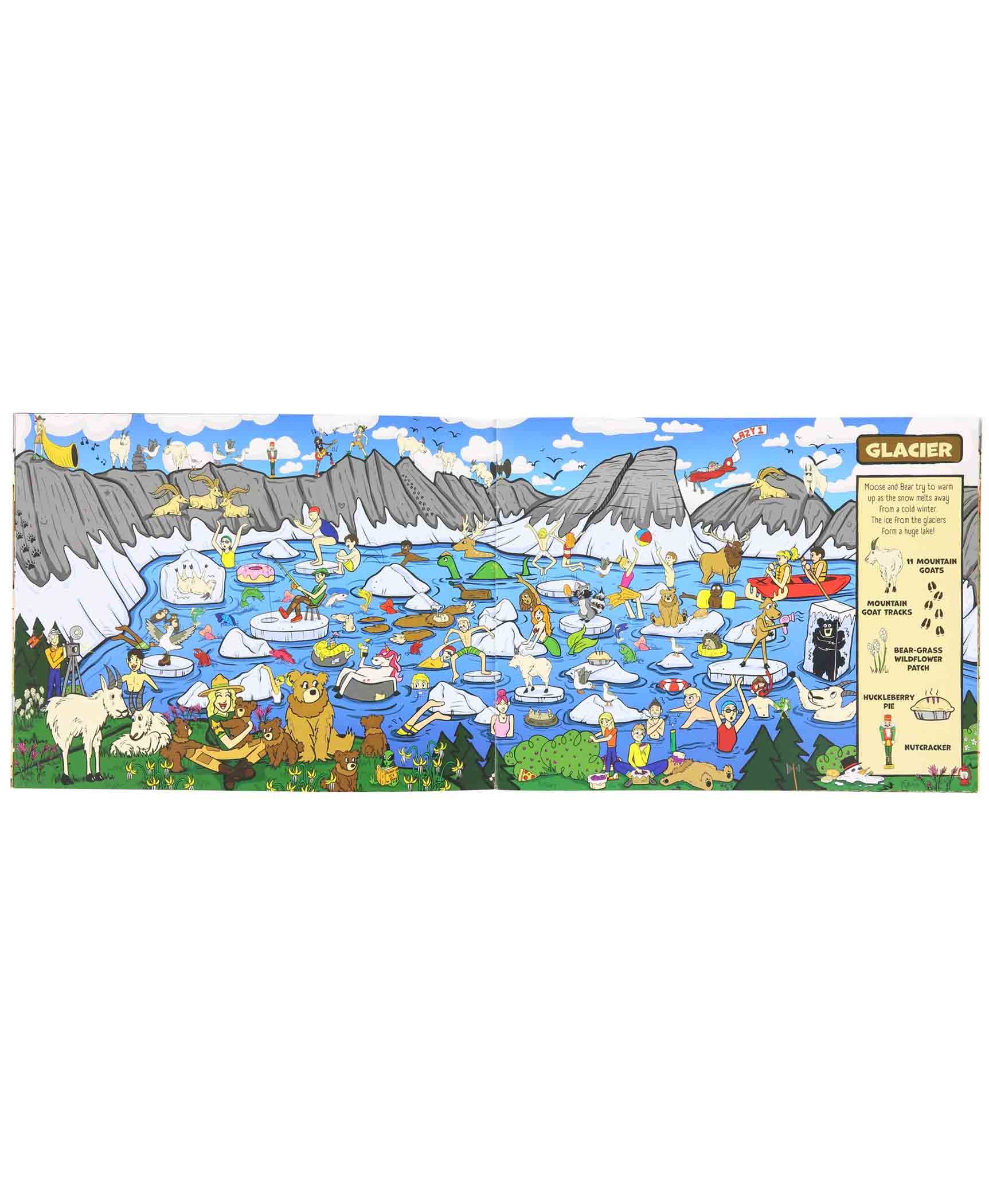 Lazy One - Wholesale Preschool Book (3-5) - National Park Seek and Find Book4