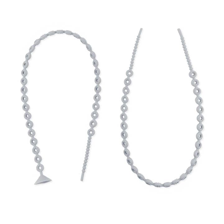 Silicone Accessory Tether 2-Pack: Gray for wholesale by Bumkins