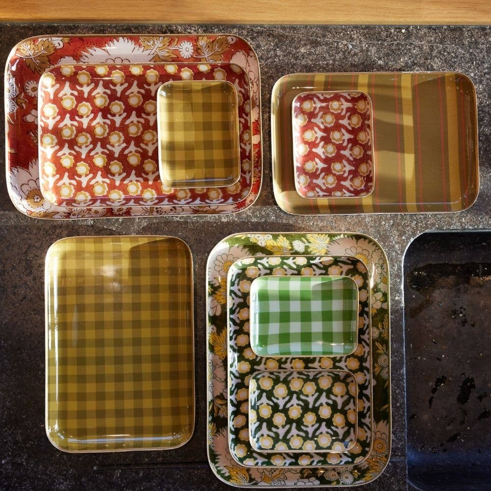 Bonheur du Jour - Wholesale Decorative Tray - Plateau Guest - Vishnu Green1