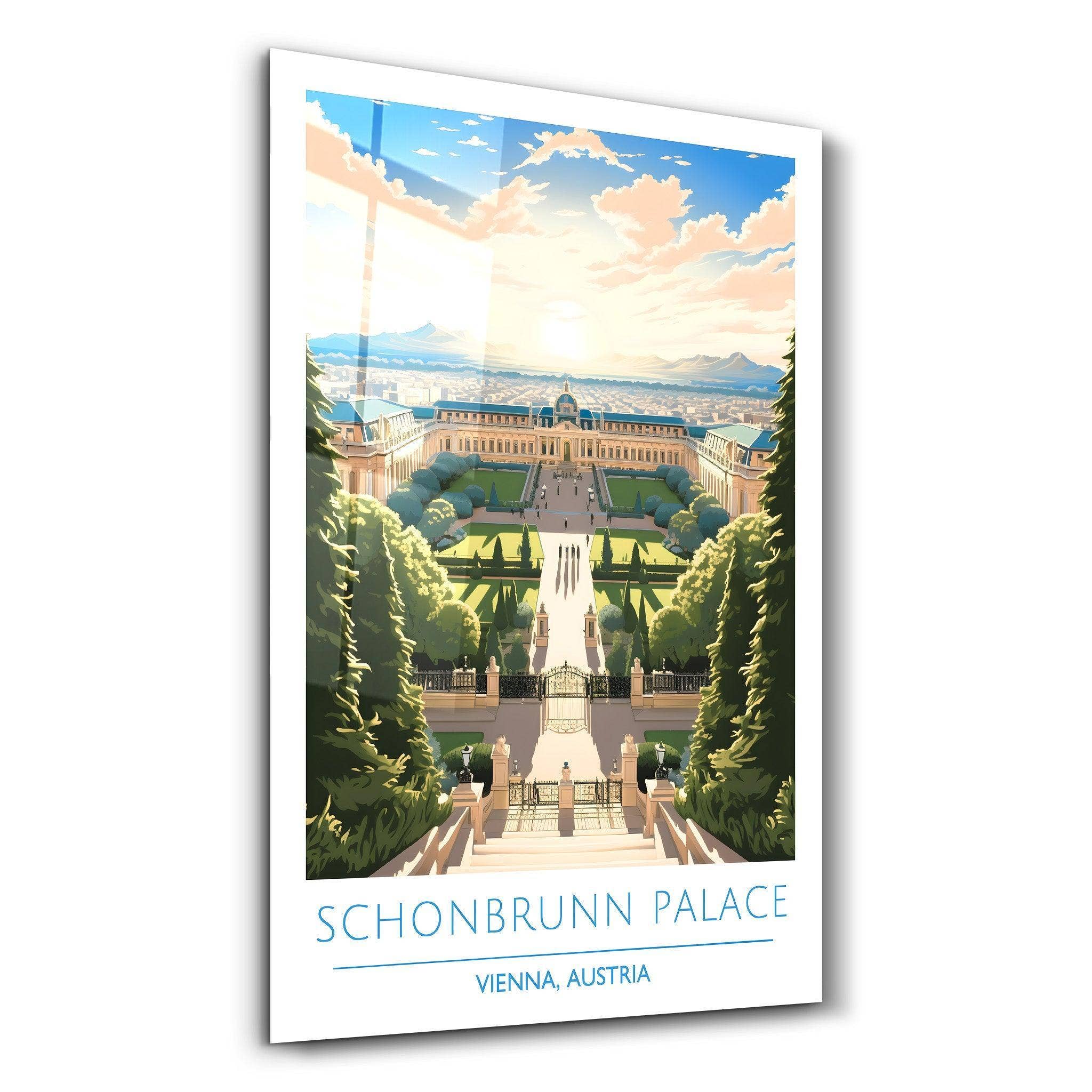 Artdesigna KG - Wholesale Art Print - Schonbrunn Palace-Vienna Austria-Travel Posters | Glass Wall Art0