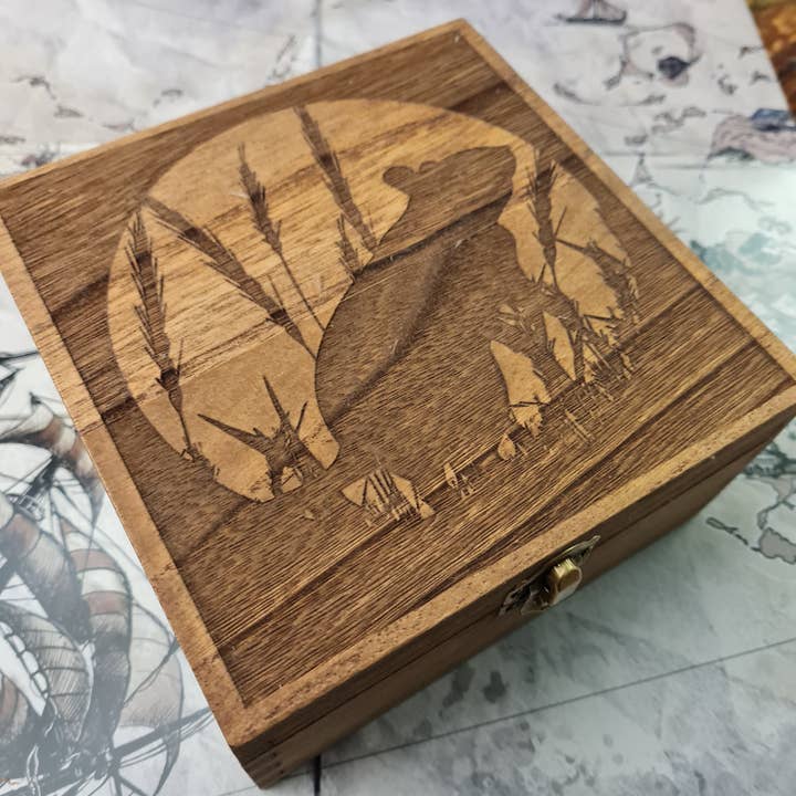 Mus/råtta silhuett prydnadssak eller tärningsbox - filtad för wholesale av Critit