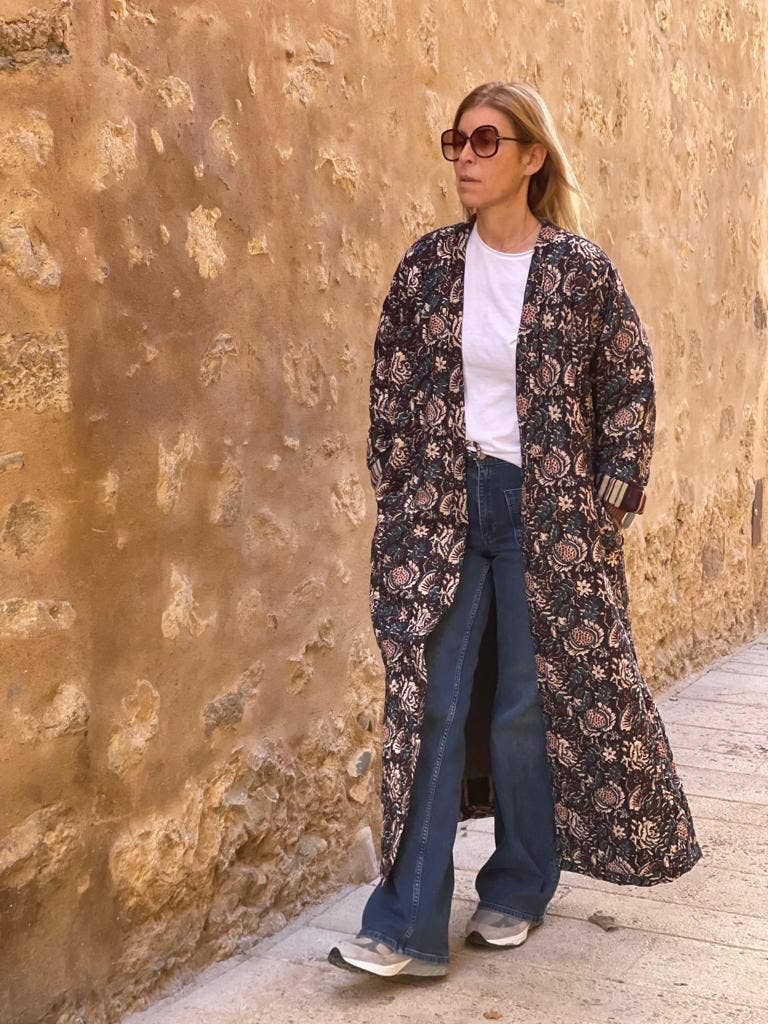 Sanjanaandme – Engroshandel Frakke - Dame – Anokhi quiltet frakke1