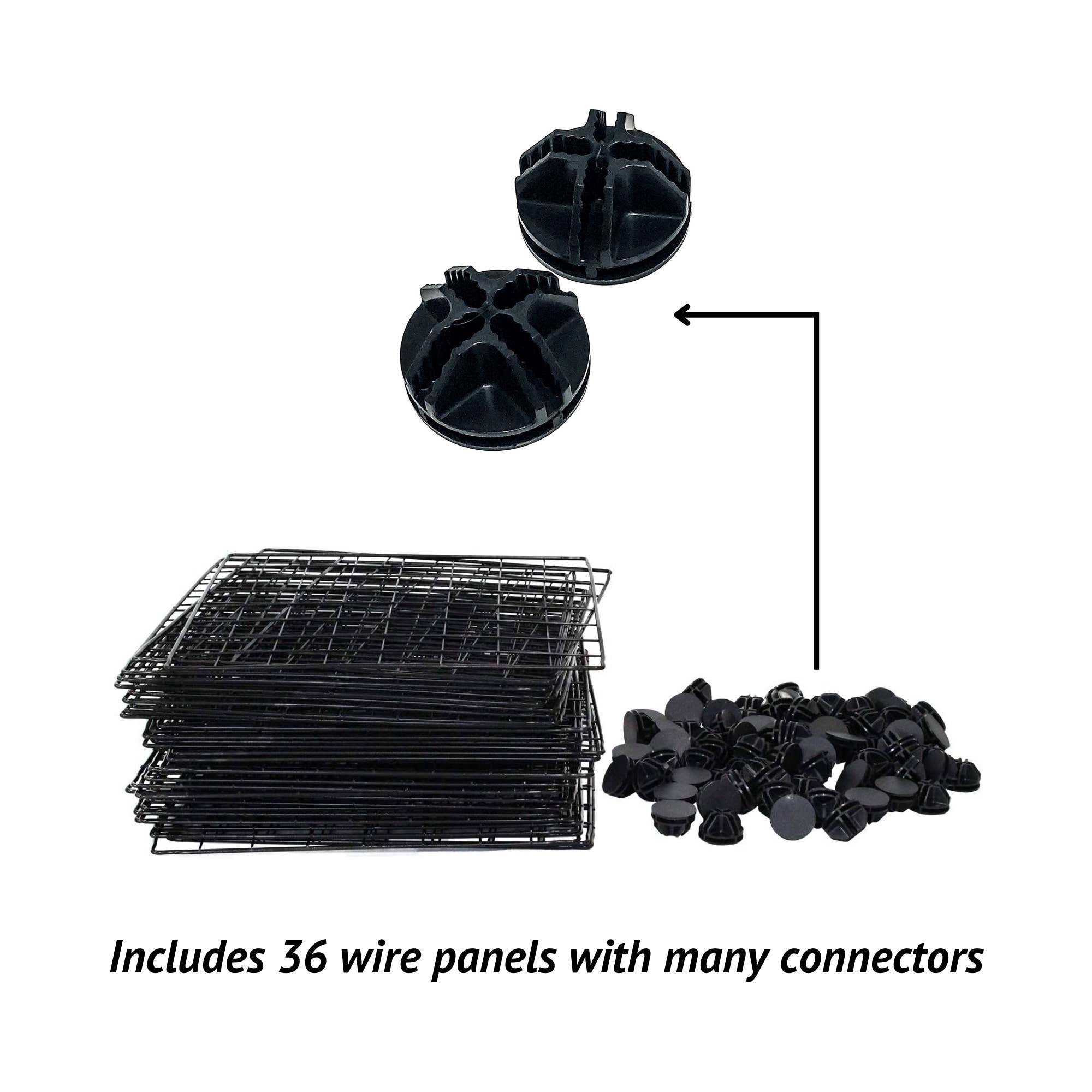 Midlee Designs - Wholesale Retailer Display - Pets - Midlee Guinea Pig Cage Panels- Set of 36- DIY Cage4