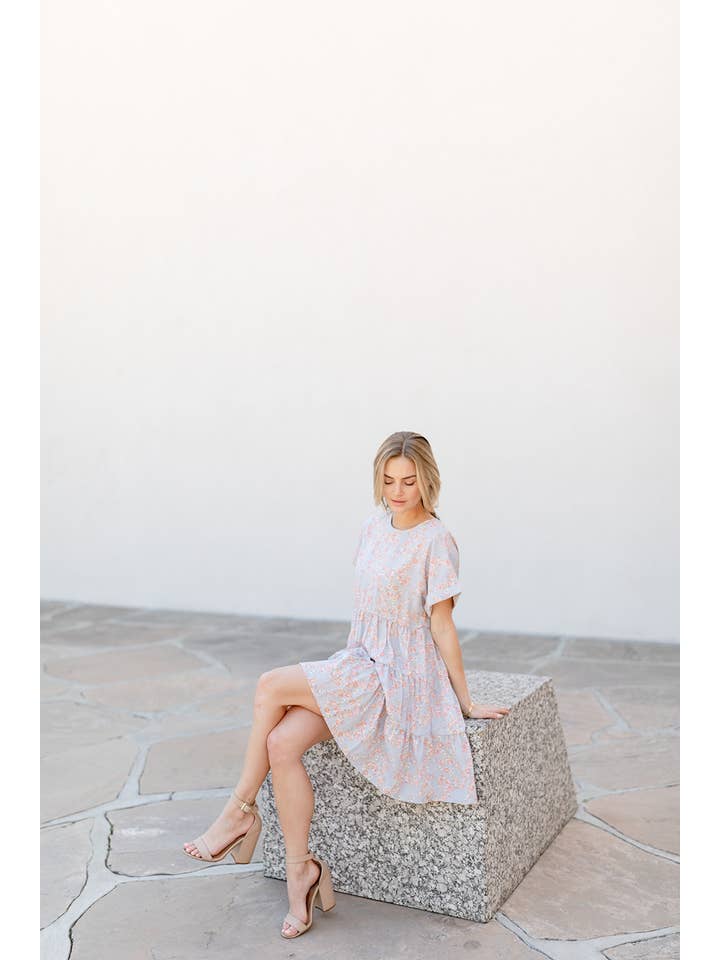 Lily Gray – Engroshandel Kjole - Dame – AD0214A - LAVENDEL - REGELMÆSSIG STØRRELSE9