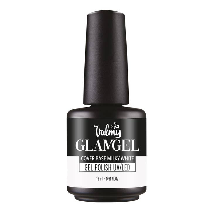 Valmy Semipermanente Glamgel Base Cover Milky White para venta al por mayor de Valmy