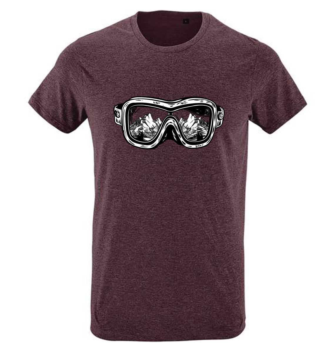 Hot Savoie 74 - Venta al por mayor Camiseta serigrafiada - Hombre - Camiseta Hombre - Máscara de invierno1