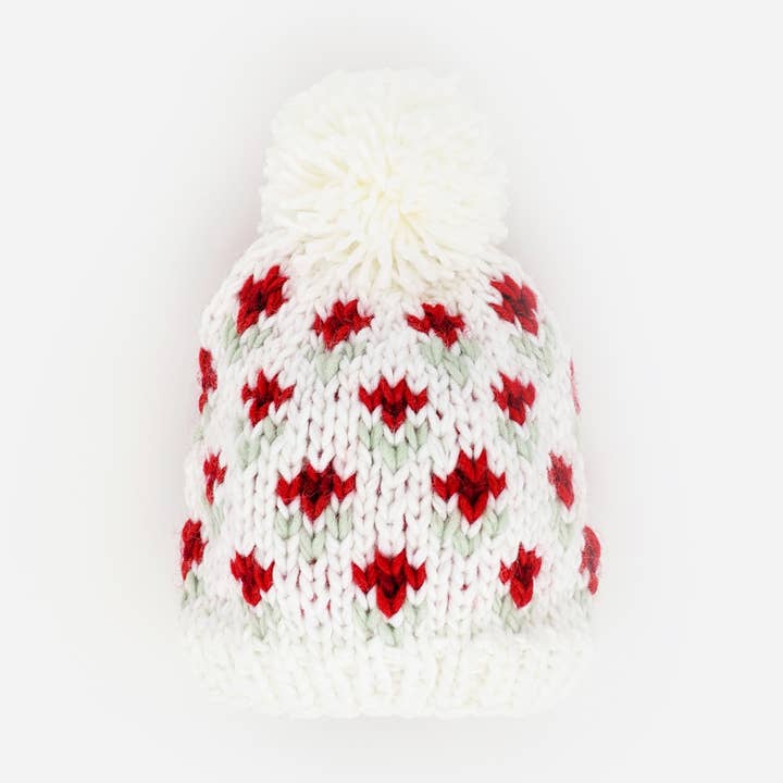 Bitty Blooms Holiday Beanie Hat Baby & Kids SALE for wholesale by Huggalugs