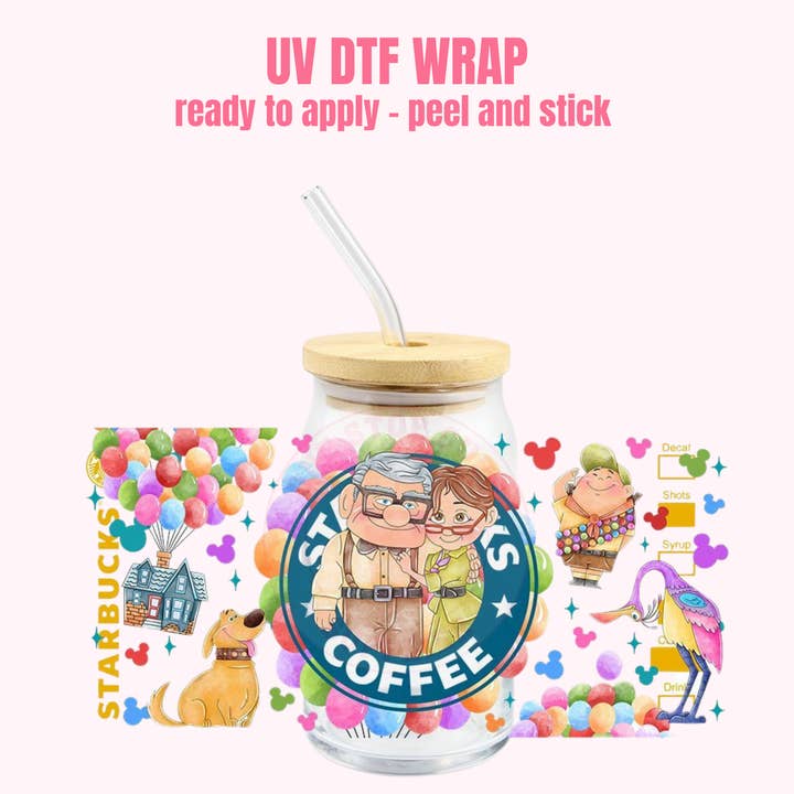 One Stop Cups - Wholesale Sticker - UV DTF Cup Wrap L8