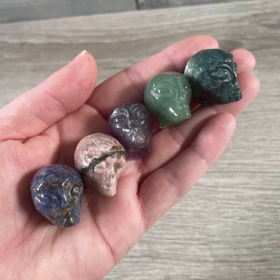 Keystone Crystals - Wholesale Spiritual Stone/Crystal - Assorted Gemstone Skull Figurines – Crystal Carvings in Bulk9