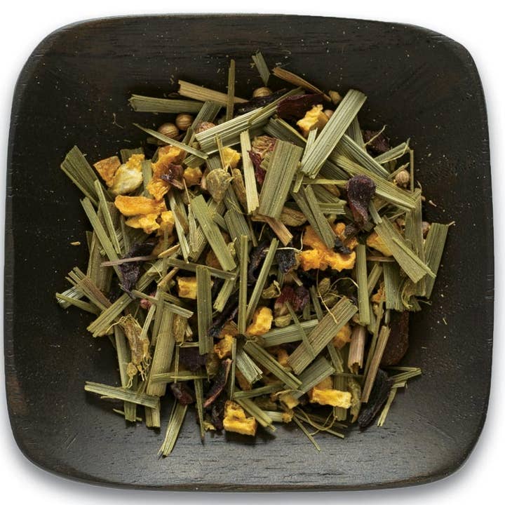 Lemon Ginger Herbal Tea, Organic, Kosher, Non ETO, Bulk 1 lb for wholesale by Frontier Co-op