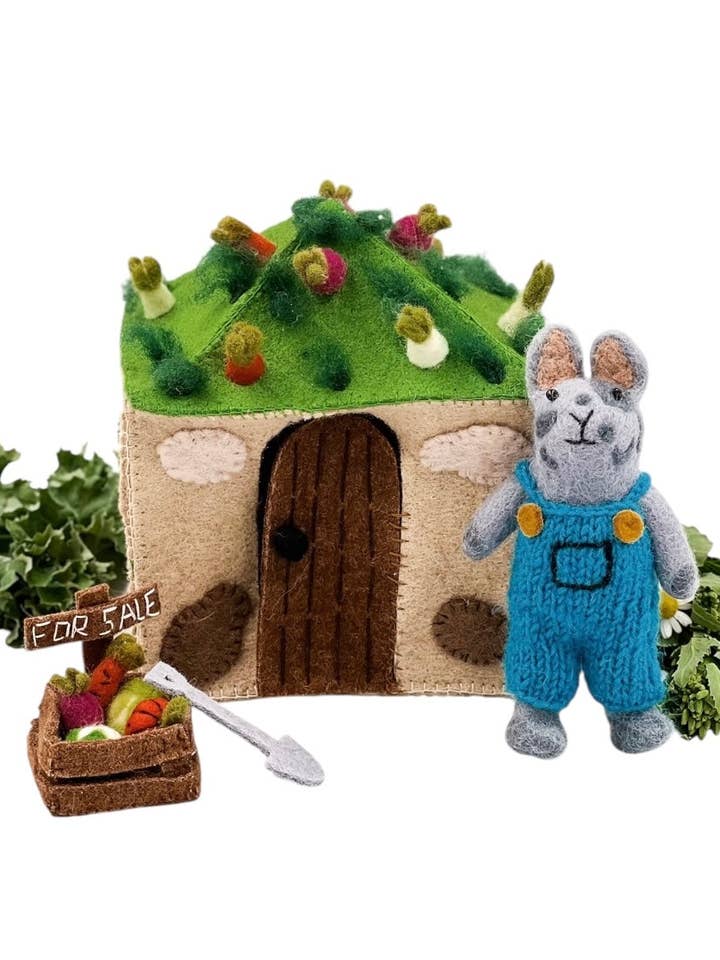 Rowan the Rabbit - Felt Play Set for wholesale by farmette