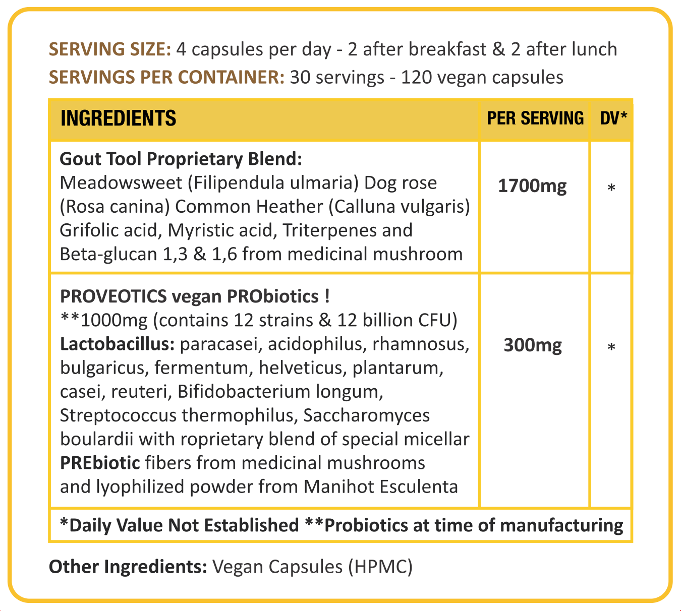 FOR LONG LIFE inc. - Wholesale Oral Supplement/Vitamin - GOUTTOOL for GOUT, pain relief treatment natural supplement2
