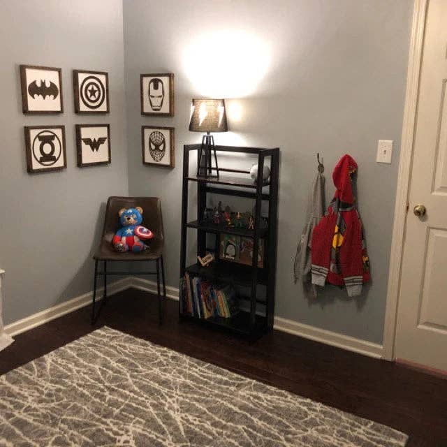 Nail and Hook Laser Cut Home Decor - Wholesale Sign - Superhero Wall Art | 11x11 inch Wood Sign27