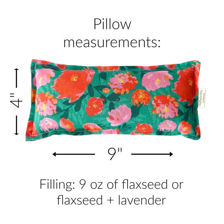 Natty Bratty - Wholesale Spa/Therapy Pillow - Eye Pillow - Summer Florals - Hot/Cold Pack - Migraine Mask