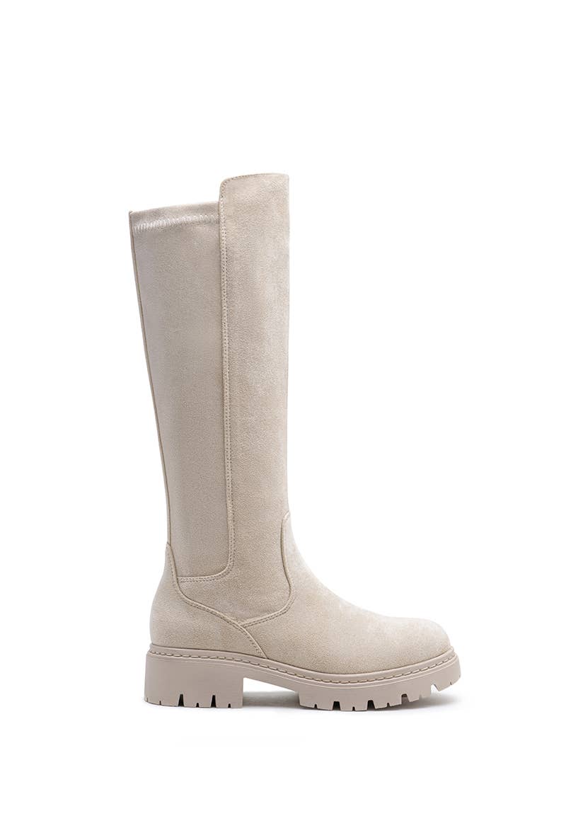 LADY GLORY - Wholesale Boots - Women's - Women's High Suede Boots – Softness & Sleek Silhouette5