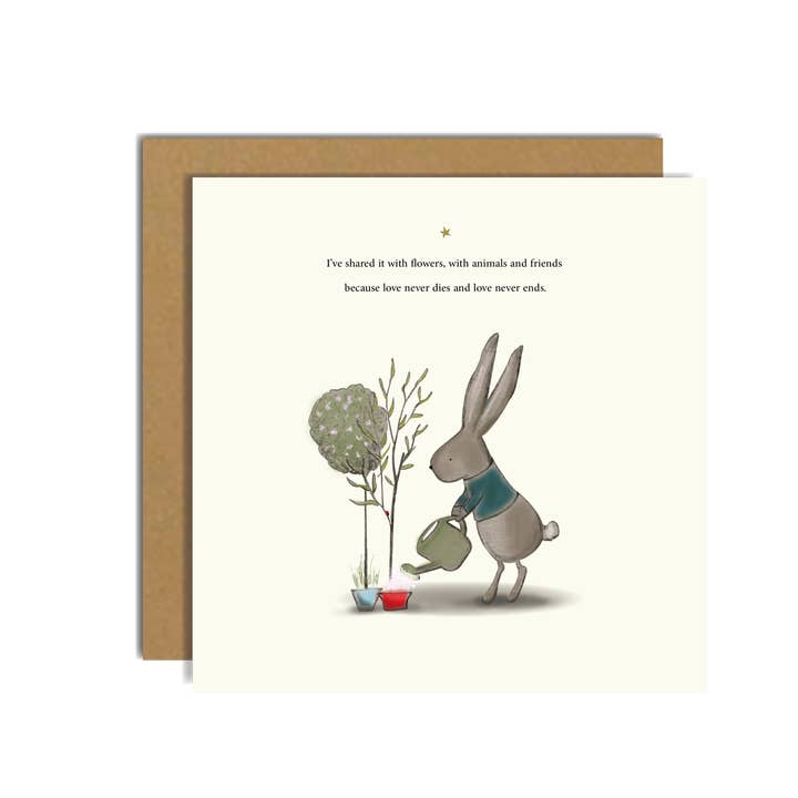 Shared It With Flowers Card for wholesale by Toots Design