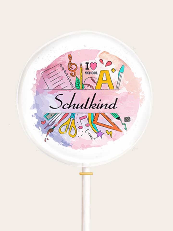 "School Kid" Motivational Lollipop pink for wholesale by salonbuck