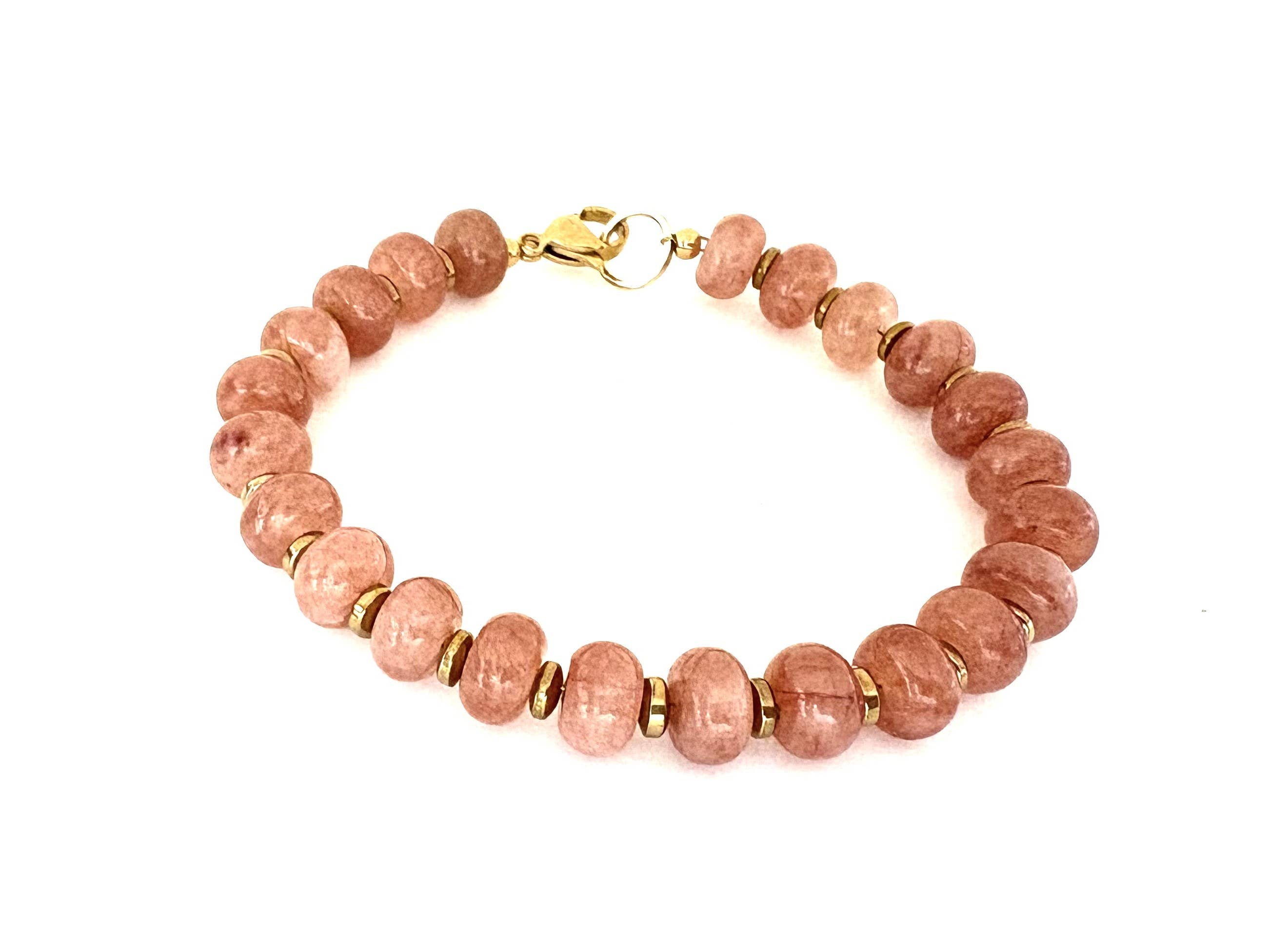 Chic Le Freak - Wholesale Armband met kralen - Armband natuursteen oud-roze0