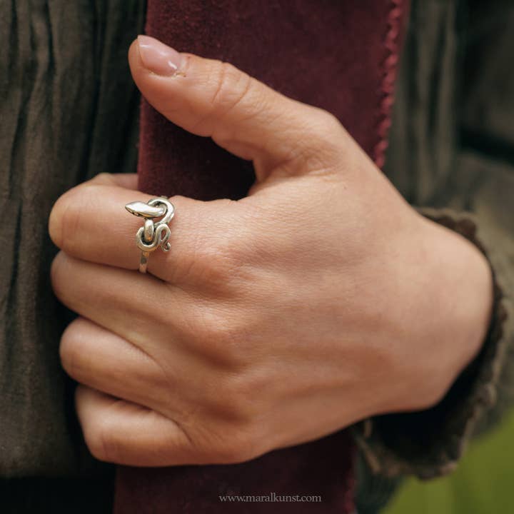 Ring Snake aus 925er Silber für den Großhandel von Maral Kunst